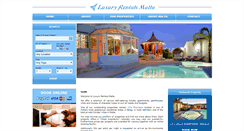 Desktop Screenshot of luxuryrentalsmalta.com